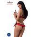 Комплект белья CHERRY SET OpenBra red L/XL - Passion Exclusive: открытый лиф, трусики-юбочка 109093 фото 2