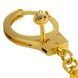 Наручники LOCKINK Pretty-sub Handcuffs, золотистые, металлические, можно открыть без ключа 110055 фото 2