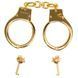 Наручники LOCKINK Pretty-sub Handcuffs, золотистые, металлические, можно открыть без ключа 110055 фото 7
