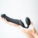 Безремневой страпон с вибрацией Strap-On-Me Vibrating Black M, диаметр 3,3см, пульт ДУ, регулируемый 108877 фото 6