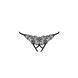 Трусики кружевные с доступом VIOLANTE THONG black L/XL - Passion Exclusive 101634 фото 5