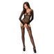 Бодистокинг Passion BS055 black, комбинезон, имитация чулок и пояса, длинный рукав, закрытое плечо 109434 фото 3