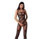 Ажурный бодистокинг с интимными вырезами Passion BS076 black 102145 фото 1