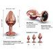 Металлическая анальная пробка с украшением в виде кристалла Dorcel - Diamond Plug M 103429 фото 4