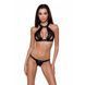 Комплект белья MIRAJANE SET black L/XL - Passion Exclusive: поддерживающий лиф-топ и трусики 109138 фото 1