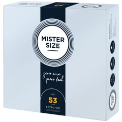 Презервативи Mister Size - pure feel - 53 (36 condoms), товщина 0,05 мм 105965 фото