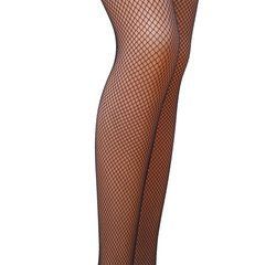 Колготки в сіточку без виділених трусиків Passion TI020 типу Кабаретка 1/2 (fishnet), nero 100737 фото