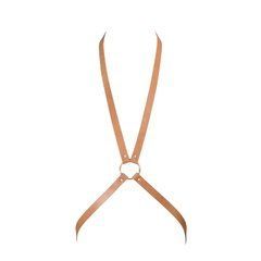 Портупея Bijoux Indiscrets MAZE - 8 Harness Brown, екошкіра 103884 фото