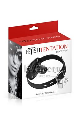 Кляп з маленьким фалоімітатором Fetish Tentation Penis Gag T1 102049 фото