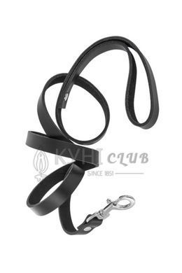 Поводок из натуральной кожи Fetish Tentation Premium Patent leather chocker and leash 110178 фото