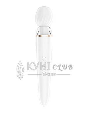 Смарт вібромасажер зі змінною головкою Satisfyer Double Wand-er 104100 фото