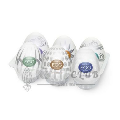 Набір мастурбаторів-яєць Tenga Egg Hard Boild Pack (6 яєць) 100557 фото