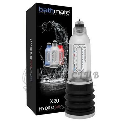 Гідропомпа Bathmate Hydromax 5 Clear (X20), для члена довжиною від 7,5 до 12,5 см, діаметр до 4,5 см 100567 фото