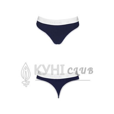 Спортивные трусики-стринги Passion PS007 PANTIES navy blue, size L 102246 фото