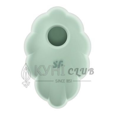 Вакуумний стимулятор з вібрацією Satisfyer Cloud Dancer Mint 106995 фото