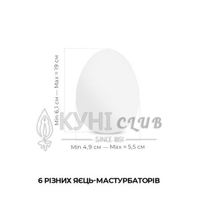 Набір мастурбаторів-яєць Tenga Egg Hard Boild Pack (6 яєць) 100557 фото