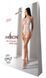 Бодістокінг з імітацією корсетної шнурівки Passion BS094 One Size, white, квітковий візерунок, з дос 106942 фото 6