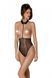 Еротичне боді Passion TRISHA BODY, L/XL, black, з відкритими чашками 107748 фото 1