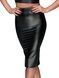 Спідниця-олівець зі шнурівкою Noir Handmade F152 Powerwetlook pencil skirt, L, з мокрим ефектом 108027 фото 2