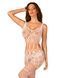 Сітчастий бодістокінг з імітацією топа та шортів Obsessive Bodystocking G330 XL/XXL, white, з доступ 105673 фото 1
