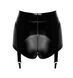 Шортики Noir Handmade F325 Glam, S, black, вініл, висока талія, кріплення для панчіх, з доступом 108379 фото 9