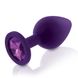 Набір анальних пробок із кристалом Rianne S: Booty Plug Set Purple, діаметр 2,7см, 3,5см, 4,1см 108650 фото 5