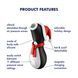 Вакуумний кліторальний стимулятор Satisfyer Penguin Holiday Edition, у шапочці та шарфі 106613 фото 8