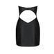 Мини-платье из экокожи Celine Chemise black L/XL &mdash; Passion: шнуровка, трусики в комплекте 104368 фото 5