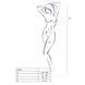 Бодистокинг Passion BS014 white, комбинезон, крупная сетка 101467 фото 4