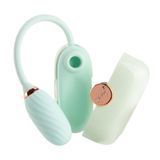 Вакуумный клиторальный стимулятор Otouch Louis Vibrate Teal с виброяйцом, в кейсе 107449 фото