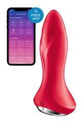 Анальна смарт-вібропробка із перлинним масажем Satisfyer Rotator Plug 1+ Red 104259 фото