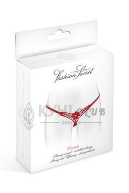 Трусики-стринги с доступом Fashion Secret DANUTA Red 101085 фото