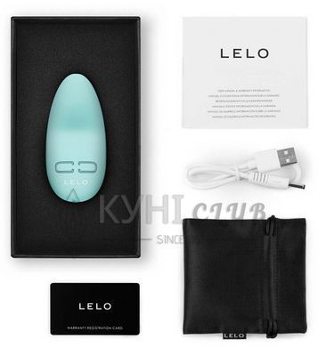 Мини-вибратор для клитора LELO Lily 3 Polar Green, 10 режимов, очень мощный 109779 фото
