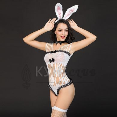 Еротичний костюм зайчика "Малятко Черрі" One Size White 109284 фото
