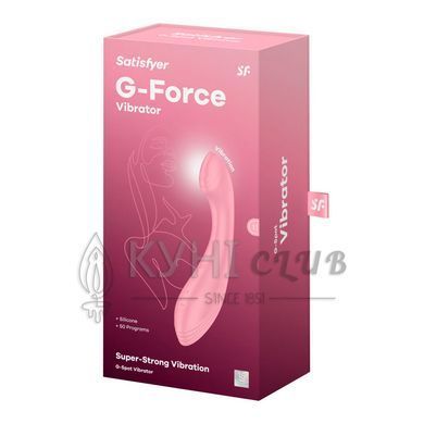 Вібратор для точки G Satisfyer G-Force Pink, 10 режимів + 5 рівнів інтенсивності 106614 фото