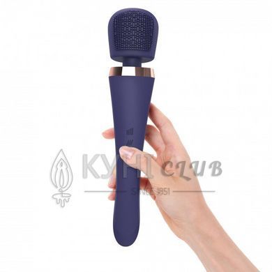 Вибромассажер с силиконовой щеточкой Love to Love Brush Crush - Midnight Indigo 103431 фото