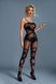Бодістокінг Caprice Lingerie Model 11 One size Black, імітація панчіх, відкритий доступ 106523 фото 1