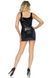 Вінілова мінісукня на шнурівці Leg Avenue Vinyl lace up mini dress L 106008 фото 2