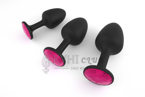 Анальна пробка Dorcel Geisha Plug Ruby M з кулькою всередині, створює вібрації, макс. діаметр 3,2см 101246 фото