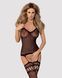 Бодістокінг Obsessive Bodystocking F214 black S/M/L, імітація корсета та панчіх на підв&rsquo;язках 105208 фото 1
