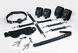 Набір Feral Feelings BDSM Kit 7 Black, наручники, поножі, конектор, маска, падл, кляп, затискачі 106252 фото 1