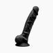 Фаллоимитатор SilexD Vetus Black (MODEL 1 size 8in), двухслойный, силикон+Silexpan, диаметр 4,2см 102363 фото 1
