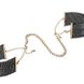 Наручники Bijoux Indiscrets Desir Metallique Handcuffs - Black, металеві, стильні браслети 108822 фото 2