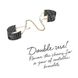 Наручники Bijoux Indiscrets Desir Metallique Handcuffs - Black, металеві, стильні браслети 108822 фото 5