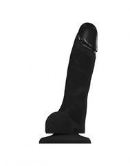Реалістичний фалоімітатор Strap-On-Me SOFT REALISTIC DILDO Black - Size M 102404 фото
