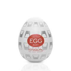 Мастурбатор-яйце Tenga Egg Boxy з геометричним рельєфом 103386 фото