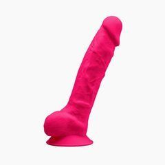 Фалоімітатор SilexD Vetus Pink (MODEL 1 size 8in), двошаровий, силікон + Silexpan, діаметр 4,2см 102364 фото