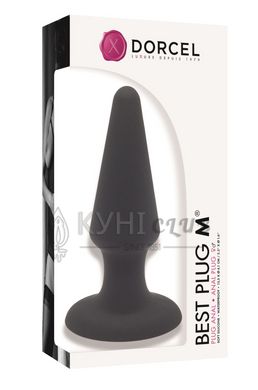 Анальна пробка Dorcel Best Plug M м'який soft-touch силікон, макс. діаметр 4,1см 104074 фото