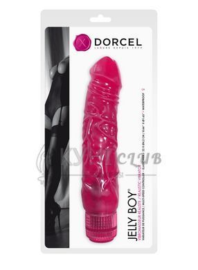 Фаллоимитатор вибратор Dorcel Jelly Boy, диаметр 4,2см ТПЕ, плавная регулировка мощности вибрации 100124 фото
