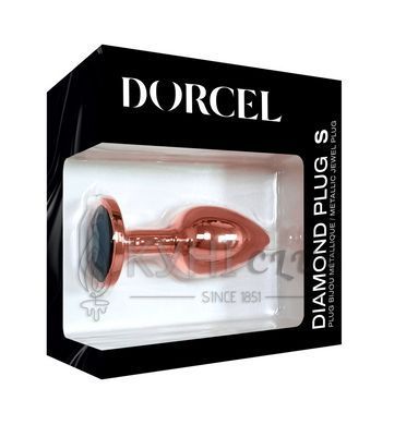 Металлическая анальная пробка с украшением в виде кристалла Dorcel - Diamond Plug S 103432 фото